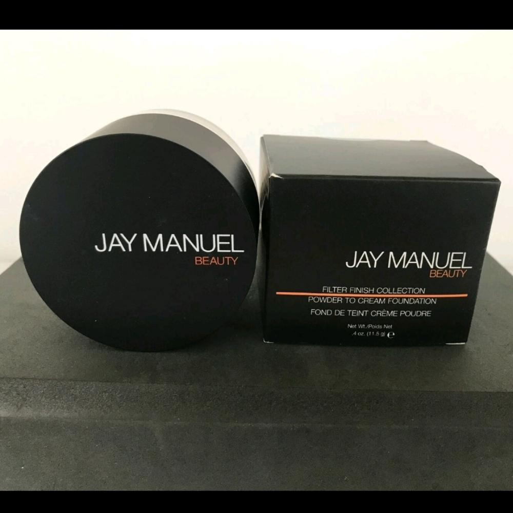 NIB Jay Manuel Beauty Powder to Cream Foundation Medium Filter 3 New in Box